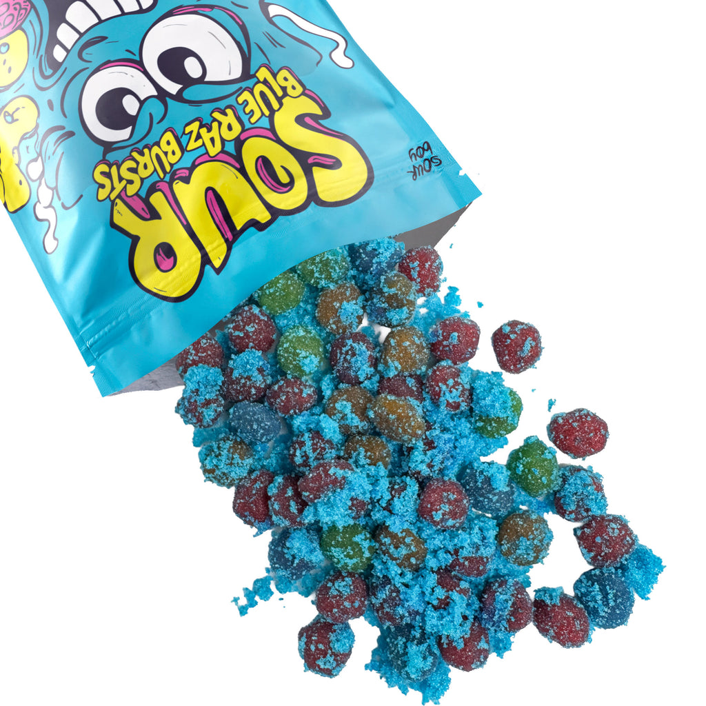 Sour Blue Raspberry Gushers