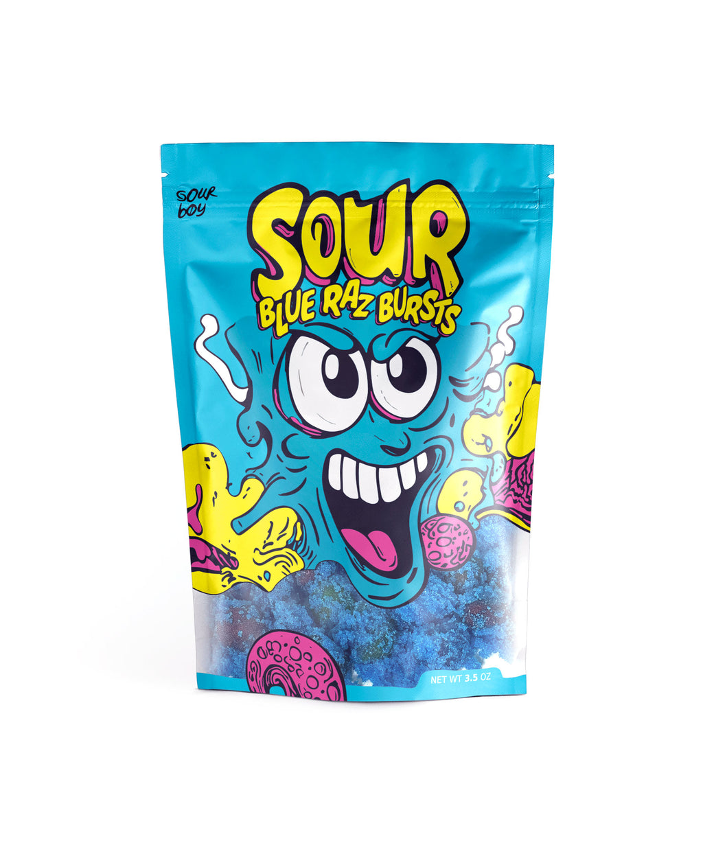 Sour Blue Raspberry Gushers