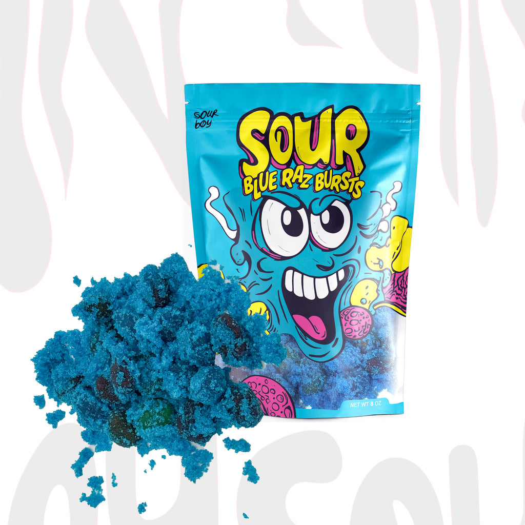Sour Blue Raspberry Gushers