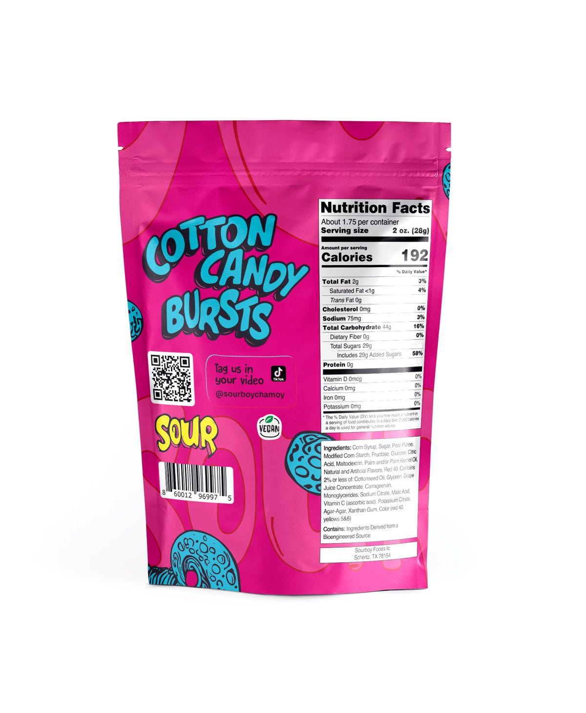 Sour Cotton Candy Gushers — view 2