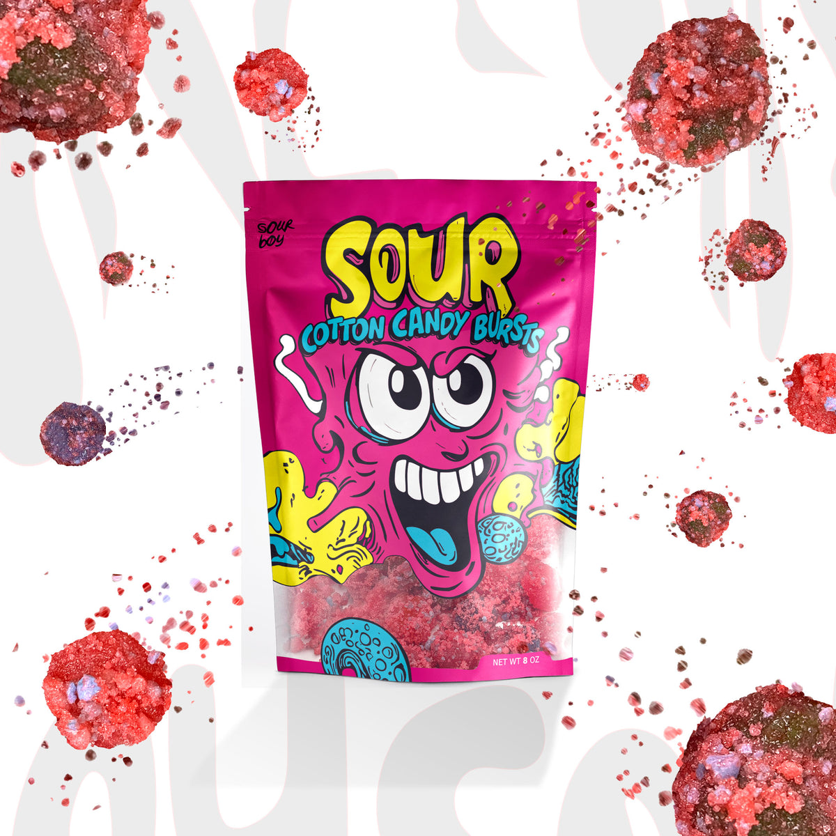 Sour Cotton Candy Gushers — view 3